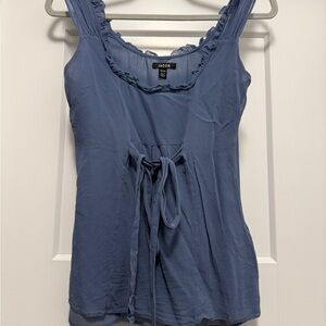 Jacob Women's Elegant Blue Ruffle Blouse